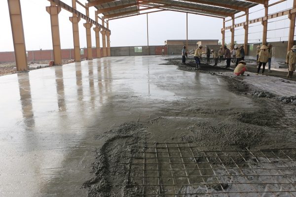 Đổ bê tông nền nhà xưởng Đồng Nai