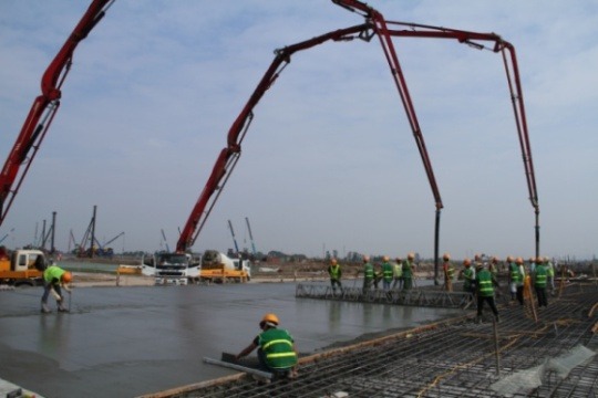 Đổ bê tông nền nhà xưởng Đồng Nai